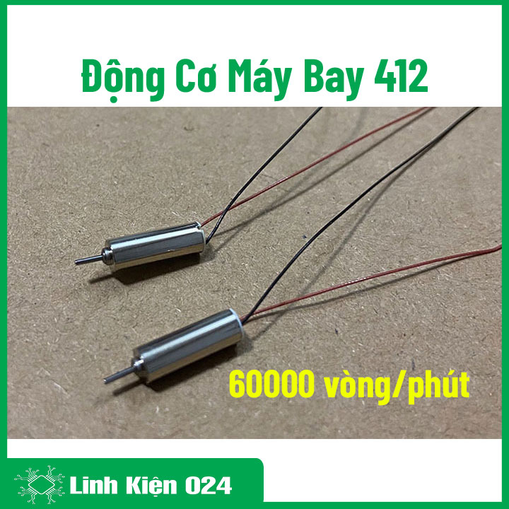 Động Cơ Máy Bay  412  3.7V 60000 Vòng/Phút