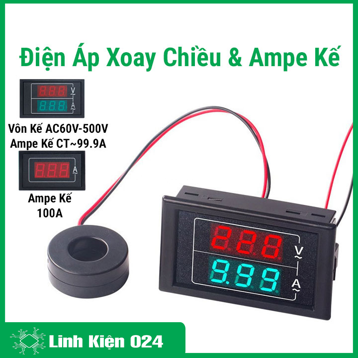Đồng Hồ Đo Dòng Đo Áp Độ Chính Xác Cao Mà Hình Kĩ Thuật Số