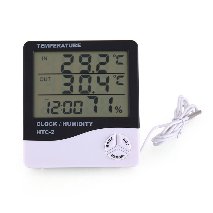 Đồng Hồ Đo Độ Ẩm - Nhiệt Độ HTC2