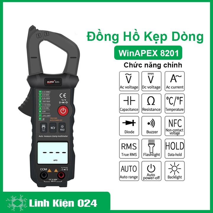 Đồng Hồ Kẹp Dòng Winapex 8201