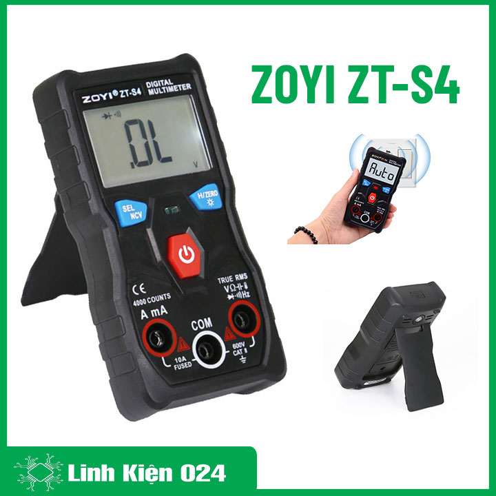 ZOYI ZT S4 Đồng Hồ Đo Vạn  Năng Tự Động - Bảo Hành 3 Tháng - Lỗi 1 Đổi 1
