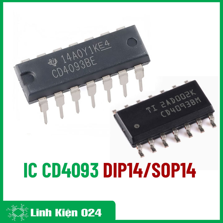 IC CD4093 DIP14/SOP14