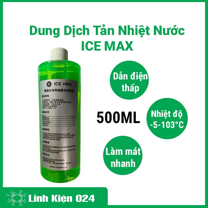 Dung Dịch Tản Nhiệt Nước ICE MAX Làm Mát Siêu Nhanh