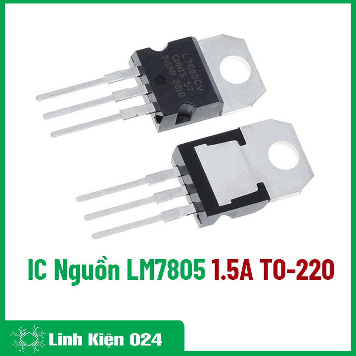 IC Nguồn Lm7805 1.5A TO-220 (K9B5)