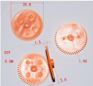 Bánh Răng Nhựa Trục 2mm