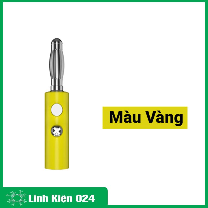 Đầu Jack Bắp Chuối 4mm Đực Nhiều Màu