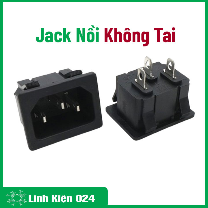 Jack Cắm Âm Nồi Cơm Điện Vuông Không Tai
