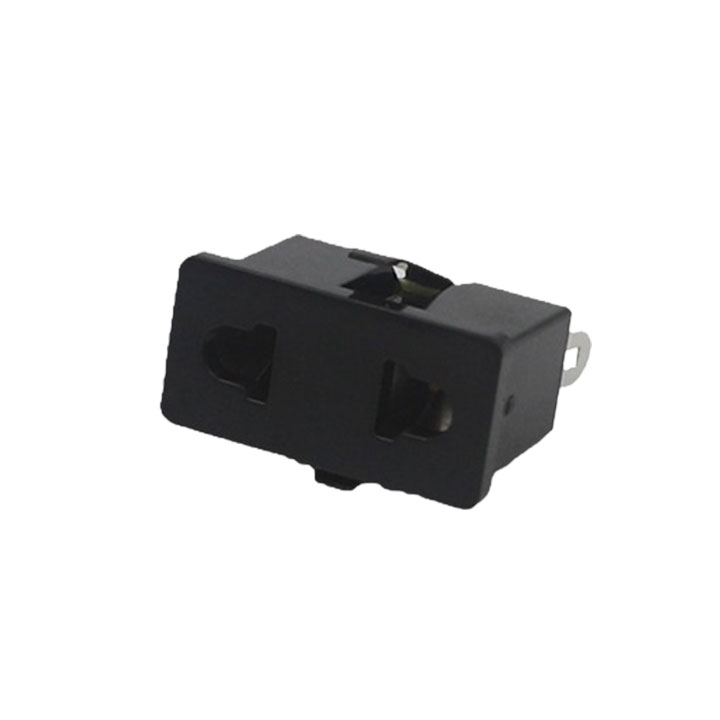 Jack Nguồn AC 2 Chân AS-01B Jack Phích Cắm