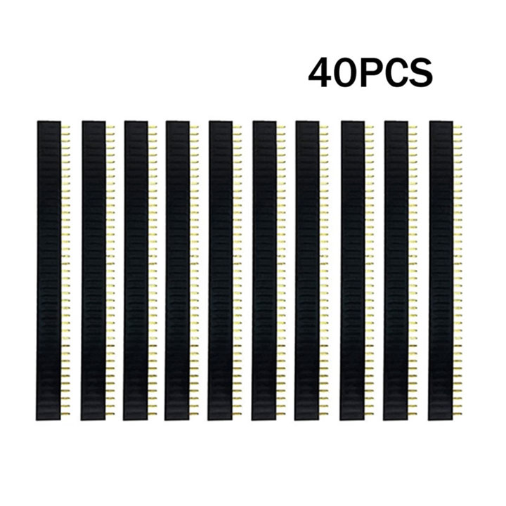Thanh Jump Cái Đơn 1x40P 2.54mm ( Đen ) (k1a8)