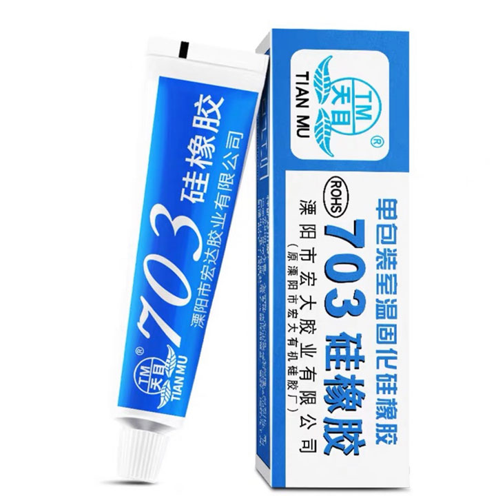 Keo Silicone 703 Màu Trắng Cực Dày Dán Và Niêm Phong Linh Kiện (K2C11)