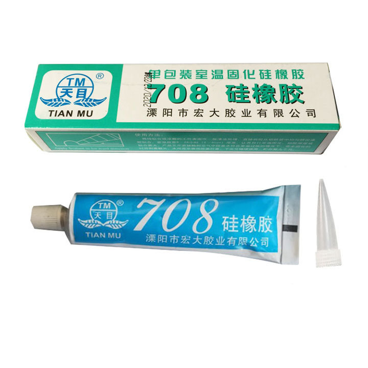 Keo Silicone 708 Màu Trắng Cách Điện Chống Hồ Quang Không Nóng Chảy Dán Và Niêm Phong Linh Kiện (K2C12)