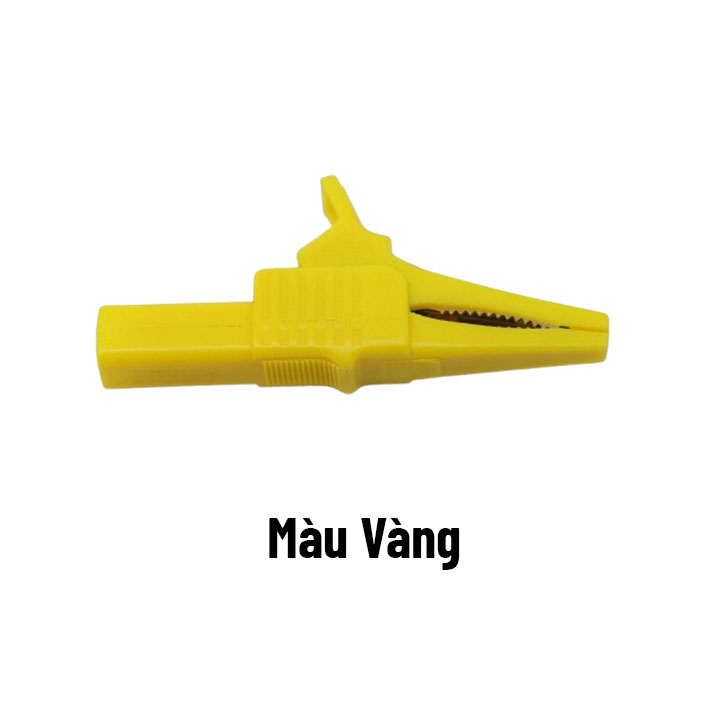 Kẹp Cá Sấu 10mm Tải 32A Thuận Tiện Đo Kiểm Tra Chân Kết Nối Bắp Chuối 4.0mm