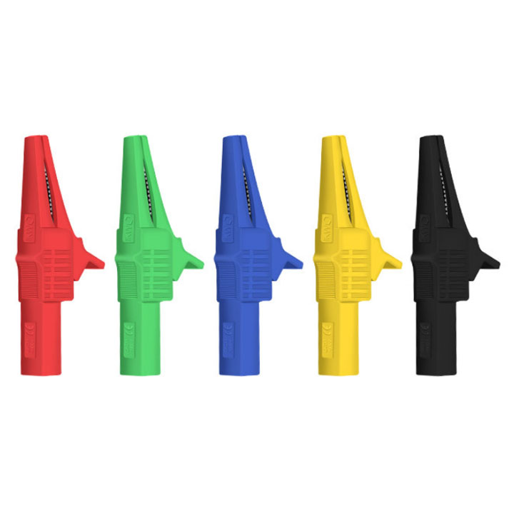 Kẹp Cá Sấu 10mm Tải 32A Thuận Tiện Đo Kiểm Tra Chân Kết Nối Bắp Chuối 4.0mm