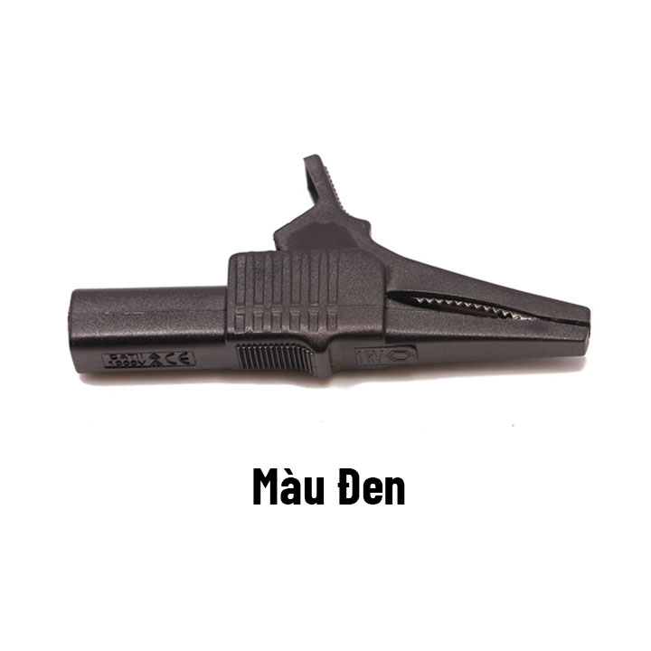 Kẹp Cá Sấu 10mm Tải 32A Thuận Tiện Đo Kiểm Tra Chân Kết Nối Bắp Chuối 4.0mm