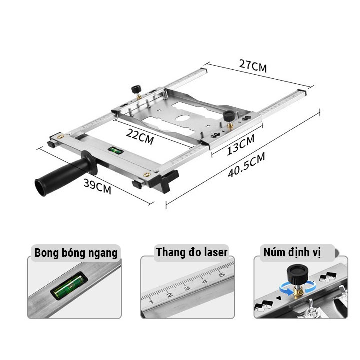 Khung Lắp Máy Cắt Máy Cưa Cầm Tay Cắt Gỗ Cắt Đá 5 Inch