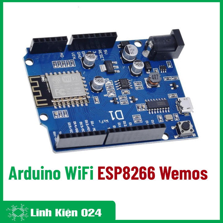 Arduino WiFi ESP8266 Wemos D1 (K3G7)