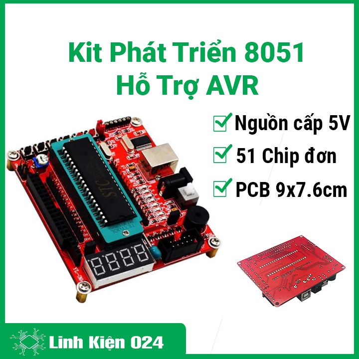 Kit Phát Triển 8051 Hỗ Trợ AVR