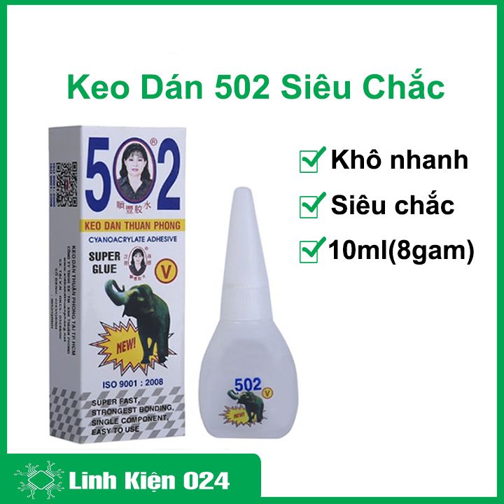 Keo 502 Keo Dán Đa Năng Siêu Dính Con Voi  K502PH