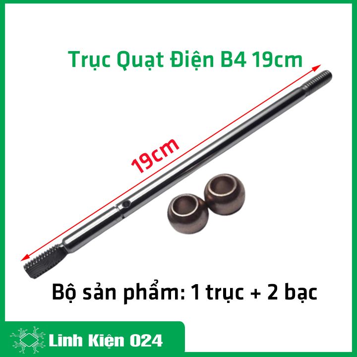 Trục Quạt Điện B4 Dài 19cm