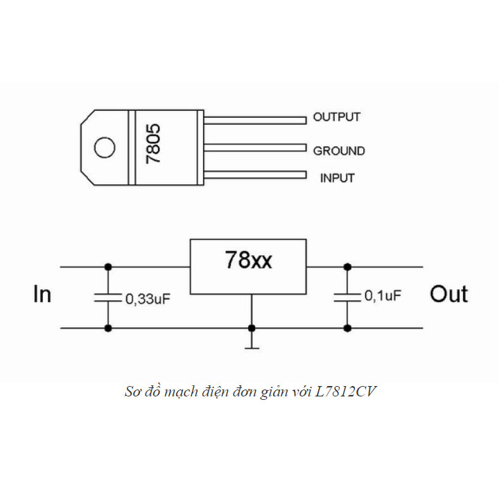 L7812CV 1.5A TO-220 (K9B7-2)