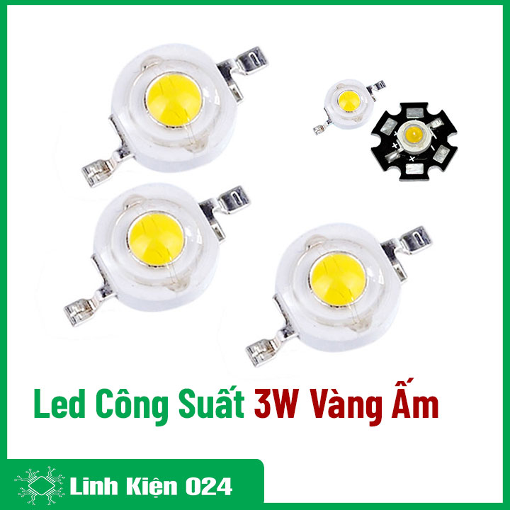 LED Công Suất 3W Sáng Ấm