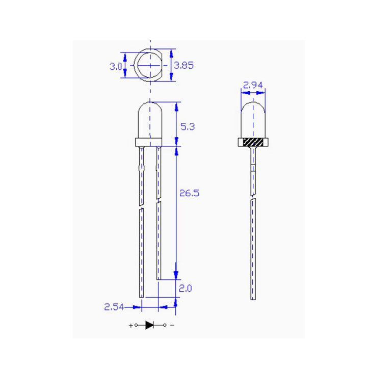 Combo 10 Led Phát Hồng Ngoại 3mm