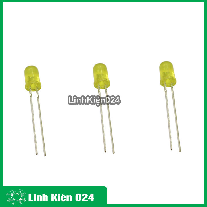 Led Đục Ø5 ( Gói 100 Con) - Vàng