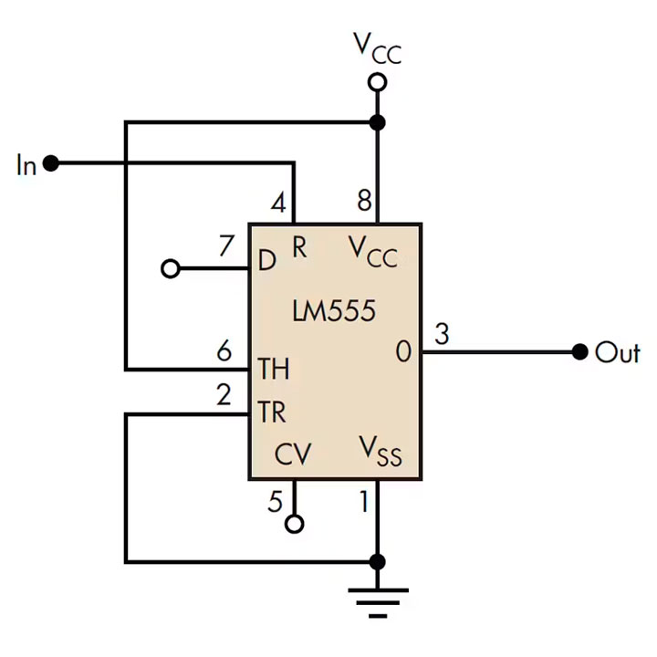 IC LM555 DIP8 (K9G18)