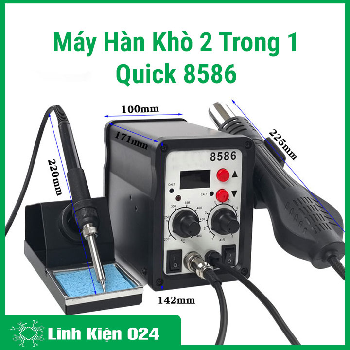 Máy Hàn Khò 2 Trong 1 8586 Hàng Cao Cấp
