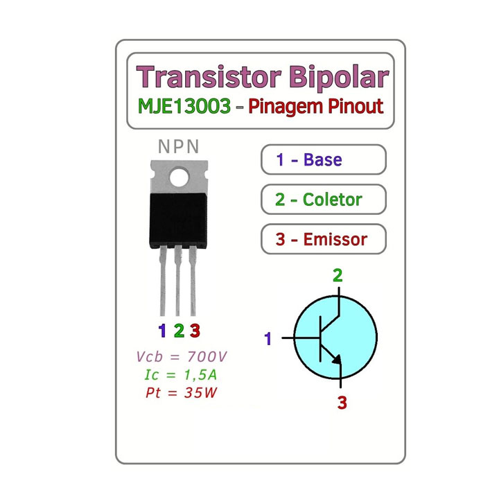 MJE13003 TO-220 Trans NPN 1,5A 400V (K9F3)