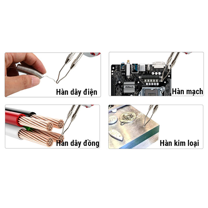 Mỏ Hàn Xung Công Suất Cao MACE 220VAC 180W