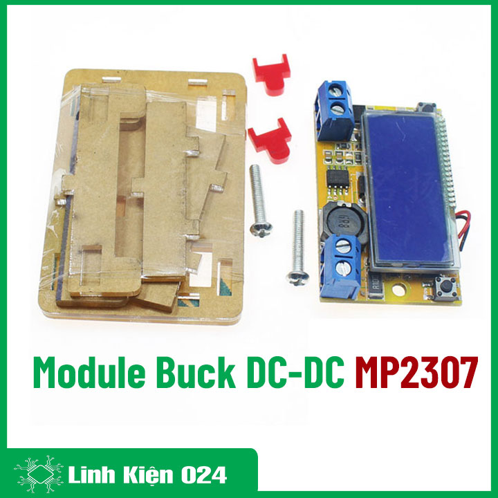 Module Buck DC-DC LCD Hiển Thị Điện Áp - Dòng Điện Vin 5V-23VDC MP2307 (K2F3)