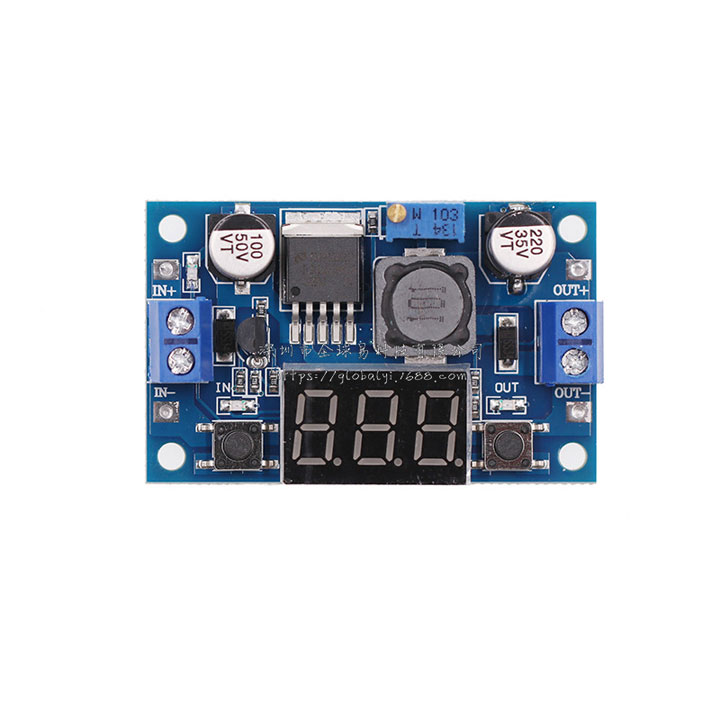 Module Buck Hạ Áp LM2596 Màn Hình Hiển Thị Led In 4-40V Out 1.25-37V 3A (K2F8)