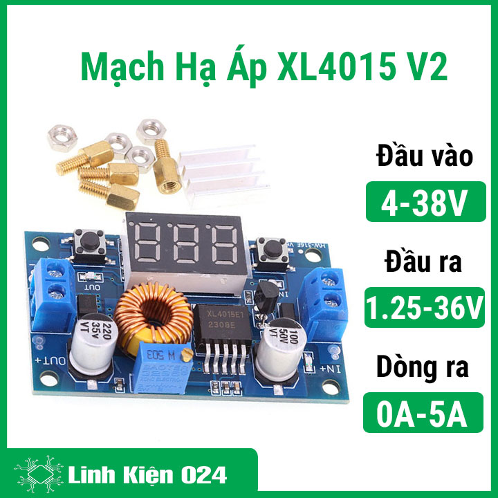Module Buck XL4015 Hiển Thị Led 7 Thanh V2
