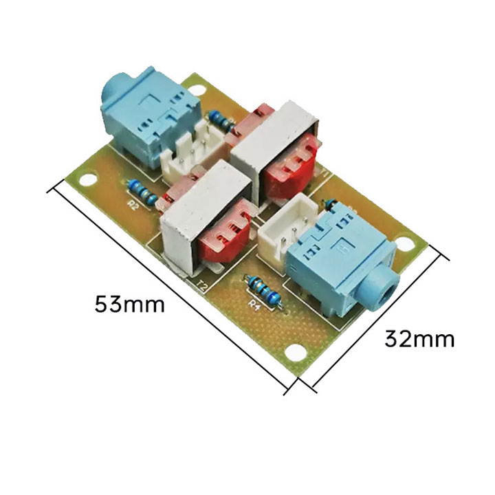Module Cách Li Lọc Nhiễu Âm Thanh In/Out Jack Audio