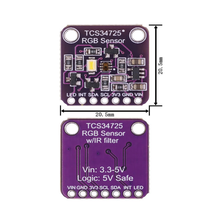 Module Cảm Biến Màu RGB TCS34725 (K3E9-1)