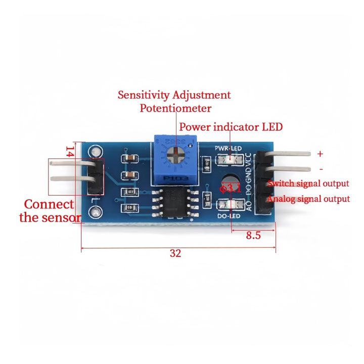 Module Cảm Biến Mưa (K3C12)