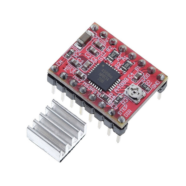 Module Điều Khiển Động Cơ Bước Máy In 3D A4988 Reprap V1 (K4B12-1)