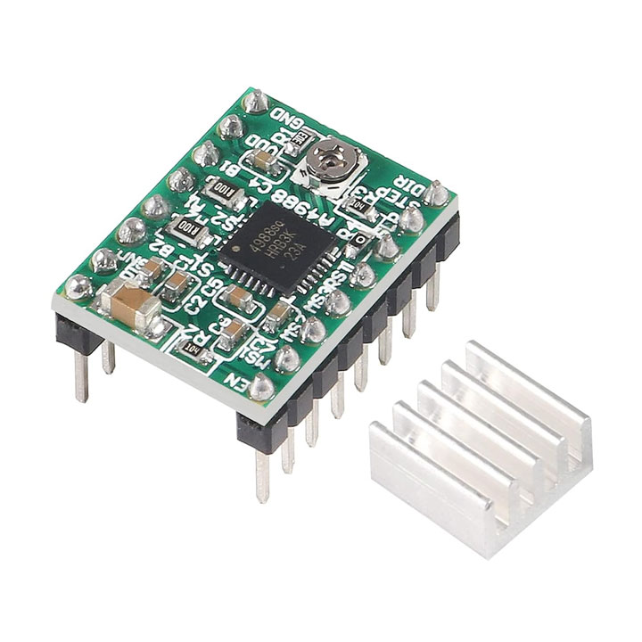 Module Điều Khiển Động Cơ Bước Máy In 3D A4988 Reprap V2 (K4B12-2)