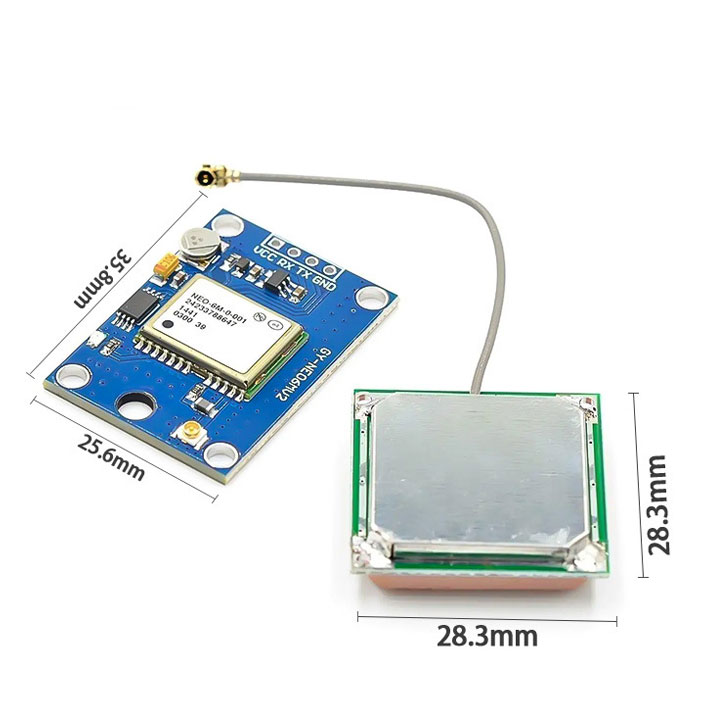 Module GPS GY-NEO6M Eeprom MWC APM2.5 3V-5V( Gồm Anten ) (K3e1)