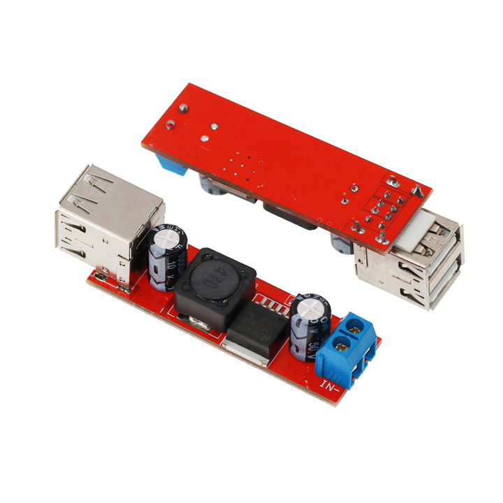 Module Hạ Áp Buck DC-DC Vin 6V-40VDC Vout 5V 3A 2 Đầu RA V1 (K2E4)