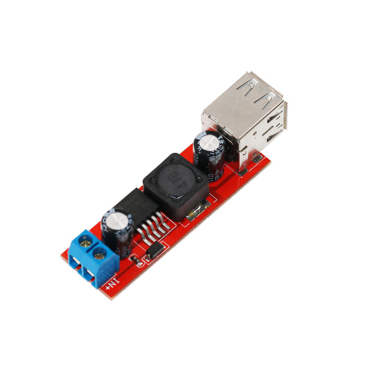 Module Hạ Áp Buck DC-DC Vin 6V-40VDC Vout 5V 3A 2 Đầu RA V1 (K2E4)