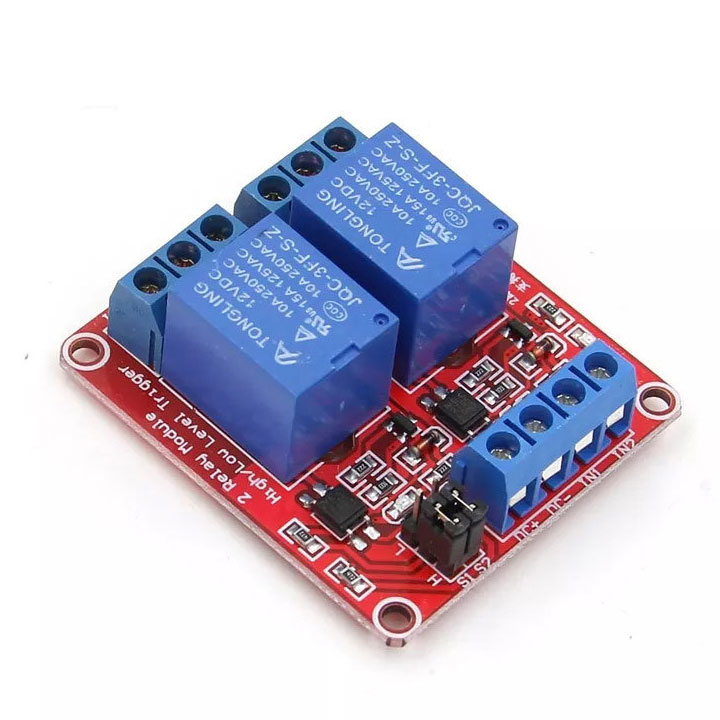 Module Relay 2 Kênh 12VDC H/L (K4A7)