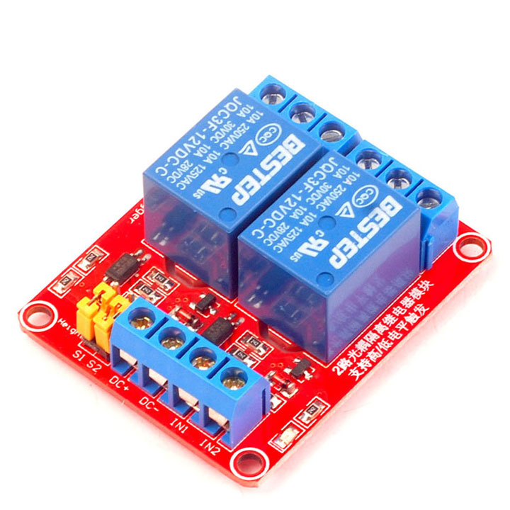 Module Relay 2 Kênh 12VDC H/L (K4A7)