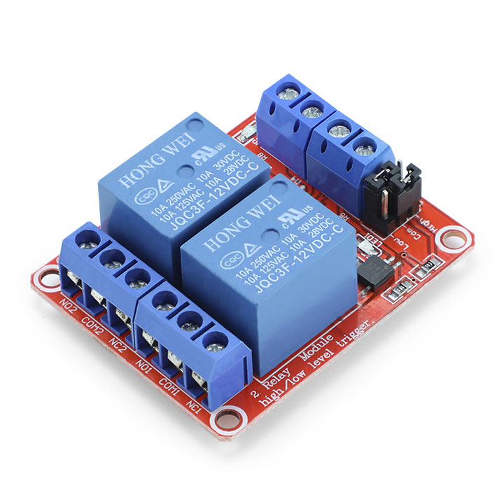 Module Relay 2 Kênh 12VDC H/L (K4A7)