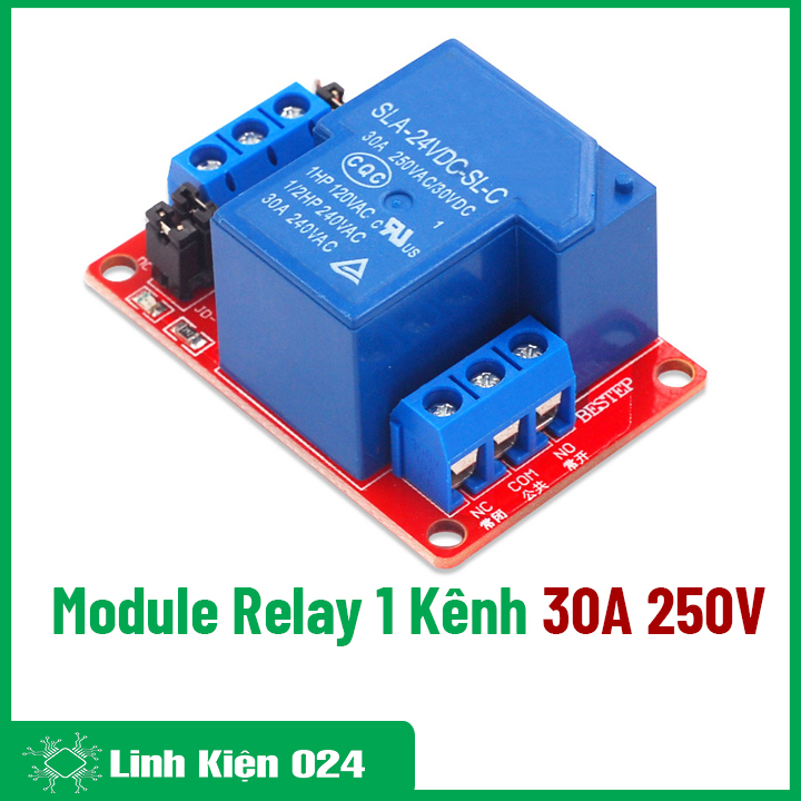 Module Relay 30A 250VAC High / Low 1 Kênh - 12VDC (K4B1)