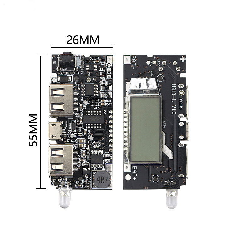 Module Sạc Pin Dự Phòng 18650 V4 1A/2A Hiển Thị LCD (K2A4)