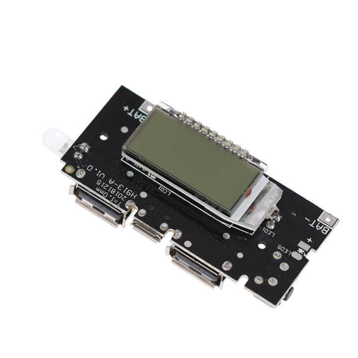 Module Sạc Pin Dự Phòng 18650 V4 1A/2A Hiển Thị LCD (K2A4)