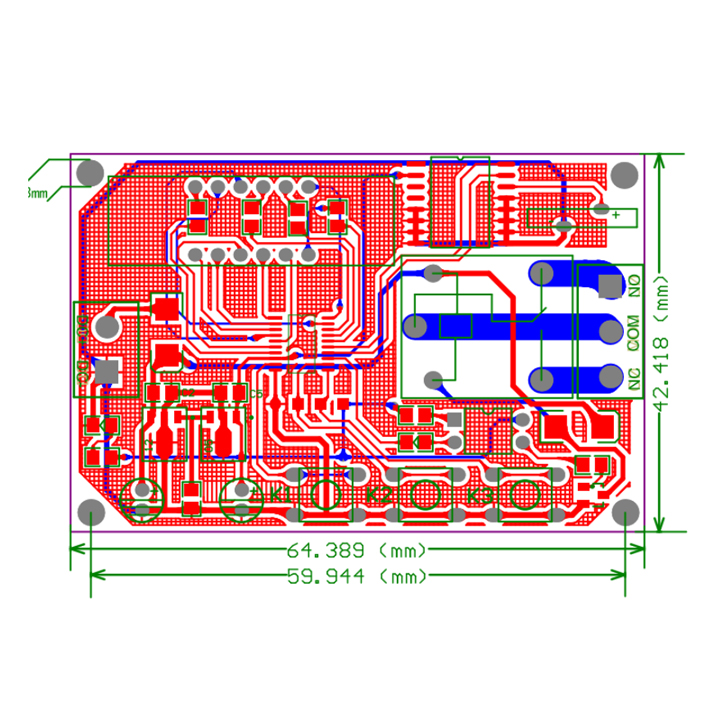 Module Tạo Trễ - Chuyển Mạch Điều Khiển Relay 12V Thời Gian Thực DS3231 (K4E5)