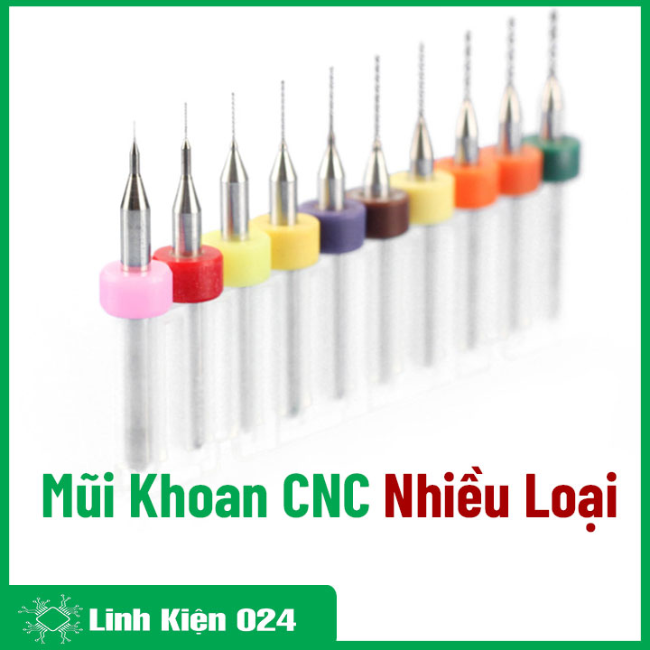 Mũi Khoan CNC Trục Lắp 3.175mm ( 01 CHIẾC )